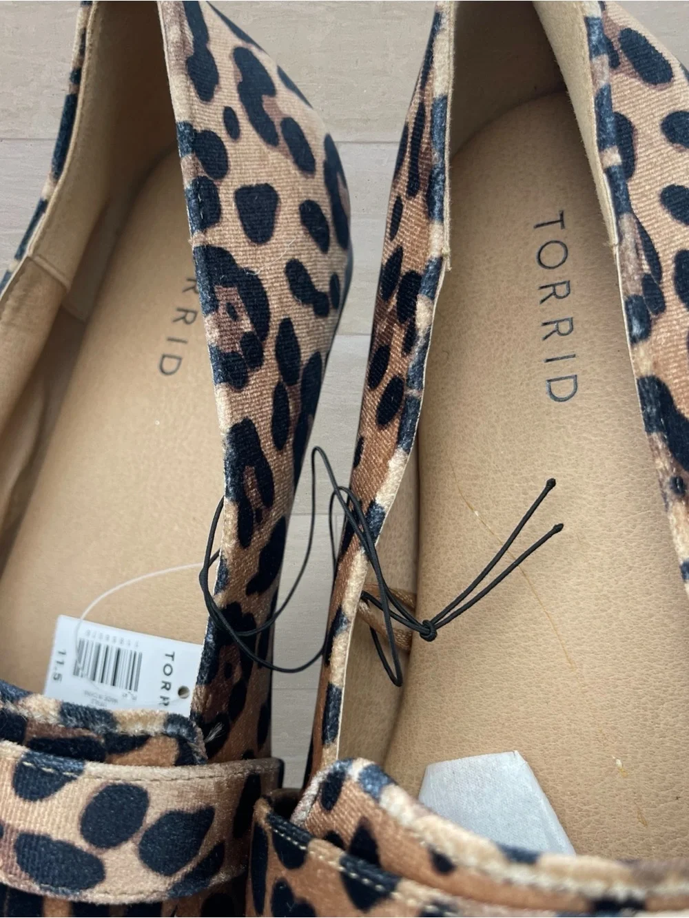 NWT Torrid Leopard Print Loafers Flats Wide Width 11.5W